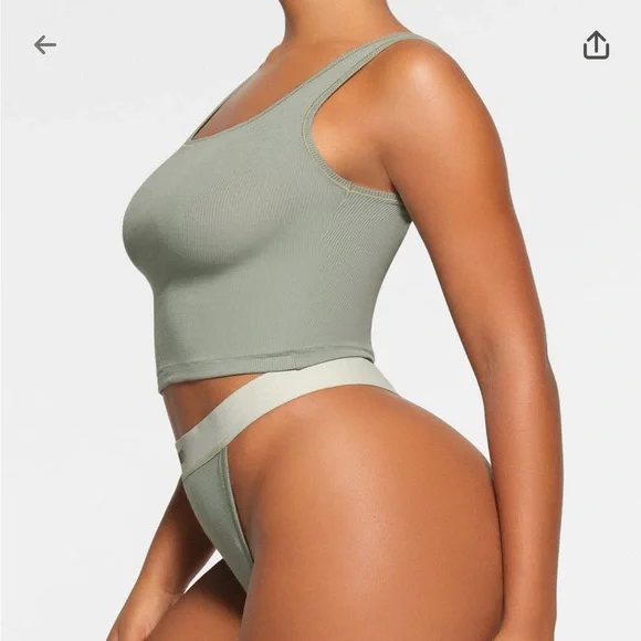 Skims Cotton Rib Tank - Picture 3 of 7
